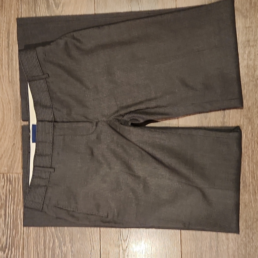 ❤️ VINTAGE J CREW WIDE LEG WOOL CITY FIT PINSTRIPE PANTS/TROUSERS, 4 (27)